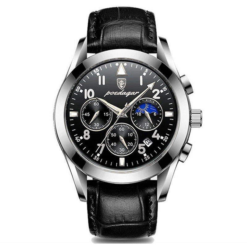Black Tech Men's Watch Male Student Korean Fashion