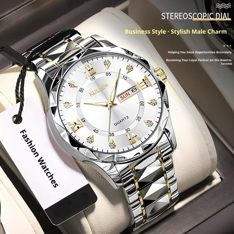 Business Advanced Waterproof Luminous Quartz Watch